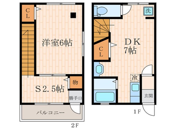 柳川住宅の物件間取画像